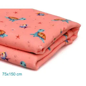 Microfibre Beach Towel Turtles Kiokids image-2