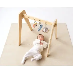 Ξύλινο γυμναστικό παιχνίδι ανάπτυξης Kiokids image-2