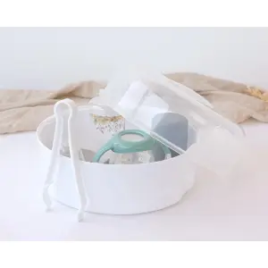 Mikrovågssterilisator med tänger Kiokids image-2