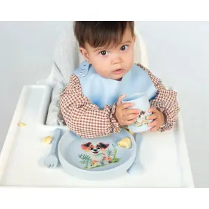 Σερβίτσιο σιλικόνης με βεντούζα Kiokids image-2