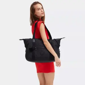 Embroidered Tote Bag for Women Kipling Art M Signature image-6