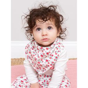 Baby bib Kite Rosey Posey image-1