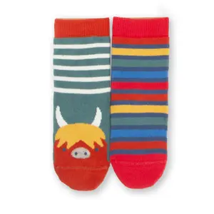 Baby socks Kite Lunar Ox Grippy (x2) image-1