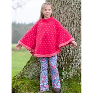 Poncho meisjesbaby Kite Rosey heart image-3