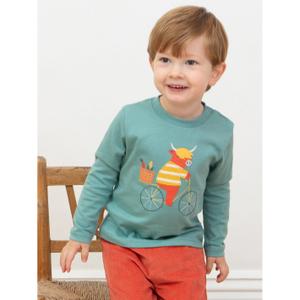 Baby T-shirt met lange mouwen Kite Ox to Market image-2