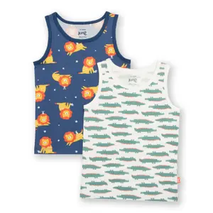 Tank top til baby dreng Kite Captain Croc (x2) image-0