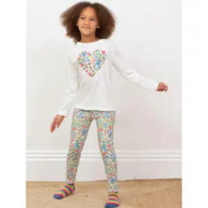 Langærmet T-shirt til piger Kite Secret Garden image-2