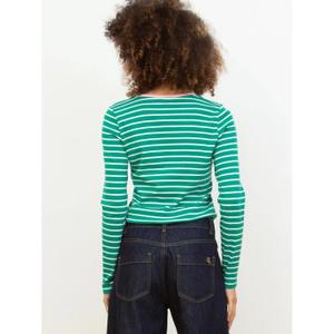 Women's long sleeve T-shirt Kite Portesham Jersey Emerald Stripe image-3