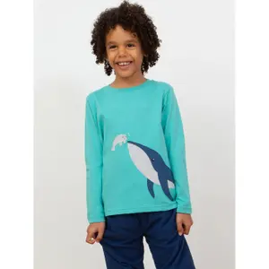 Langarmshirt Kite Whale and Manatee image-2