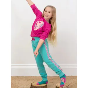 Girls' jogging trousers Kite Side Stripe image-3