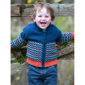 Dziecięca kurtka z zamkiem błyskawicznym Kite Hygge Zigzag image-3