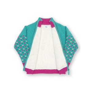 Gebreide jas met volle rits voor babymeisjes Kite Hygge Fable image-2
