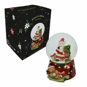Christmas musical snow globe Kiub image-0