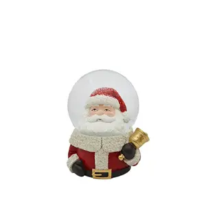 Palla di neve testa Babbo Natale Kiub image-0