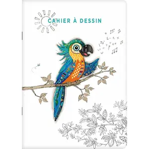 Drawing book a5 parrot child Kiub Kook 48 p image-0