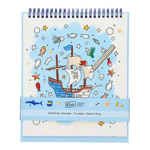 Malbuch mit 25 Seiten Kiub Les Petits Pirate image-0