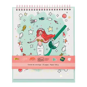 Malbuch mit 25 Seiten Kiub Les Petits Sirene image-0