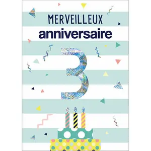 Carta doppia Kiub Les Ages By 3 ans image-0