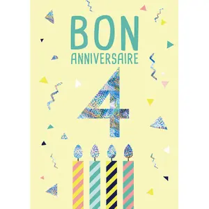 Tarjeta doble Kiub Les Ages By 4 ans image-0