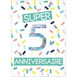 Dubbele kaart Kiub Les Ages By 5 ans image-0