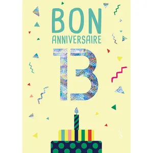 Carte double Kiub Les Ages By 13 ans image-0