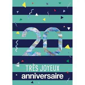 Tarjeta doble Kiub Les Ages By 20 ans image-0