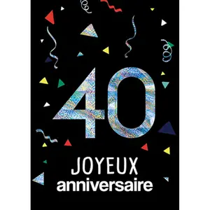 Doppelte Karte Kiub Les Ages By 40 ans image-0