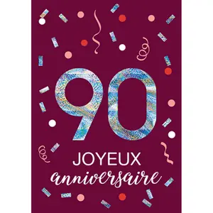 Dubbele kaart Kiub Les Ages By 90 ans image-0
