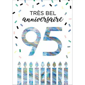 Carte double Kiub Les Ages By 95 ans image-0