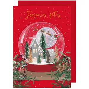 Doble tarjeta de Navidad Kiub Belly Button image-0