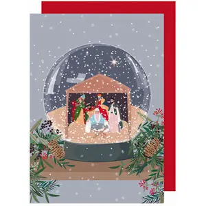 Doble tarjeta de Navidad Kiub Belly Button image-0