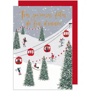 Doble tarjeta de Navidad Kiub Belly Button image-0