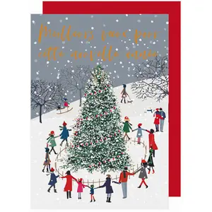 Doppelte Weihnachtskarte Kiub Belly Button image-0