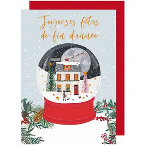 Doppelte Weihnachtskarte Kiub Belly Button image-0