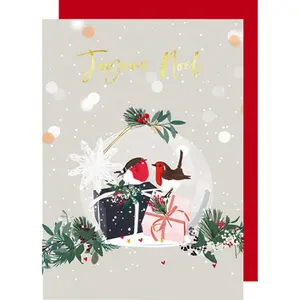 Doble tarjeta de Navidad Kiub Belly Button image-0