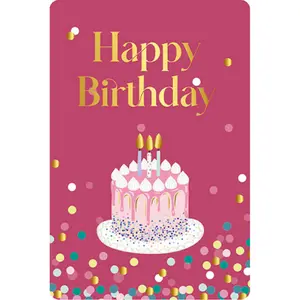 Carte double Kiub Des Plumes Et Des Fleurs Anniversaire image-0