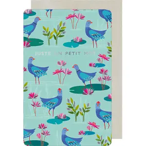 Doppelte Karte Kiub Des Plumes Et Des Fleurs Petite Attention image-0
