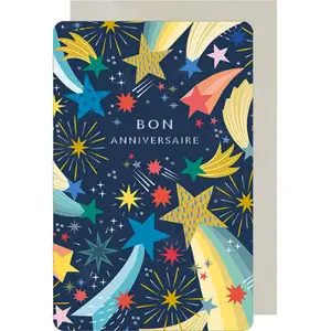 Carta doppia Kiub Des Plumes Et Des Fleurs Anniversaire image-0