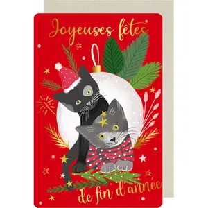 Doppelte Karte Kiub Joyeuses Noel V image-0