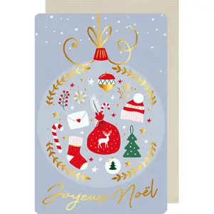 Tarjeta doble Kiub Joyeuses Noel V image-0