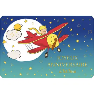 Biglietto semplice sfumato Kiub Le Petit Prince H image-0