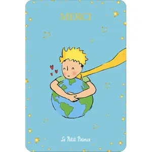 Prosta karta z wiadomością Kiub Le Petit Prince V image-0