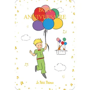 Biglietto semplice con messaggio Kiub Le Petit Prince V image-0