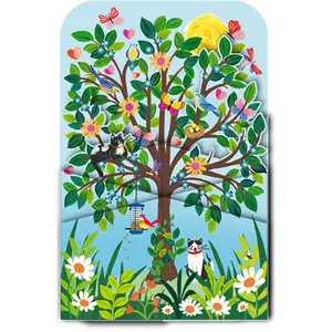 Carta doppia Kiub Happy Pop Up Arbre image-0