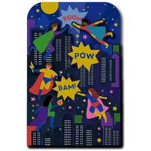 Podwójna karta Kiub Happy Pop Up Super Heros image-0