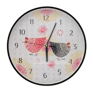 Horloge analogique en plastique Kiub Des Cocottes image-0