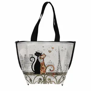 Isotherme Einkaufstasche Recycled Trapez 35 cm h017 Kiub Bug Art image-0