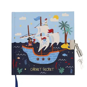 Cuaderno secreto cuadrado Kiub Les Petits Pirate image-0