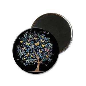 magr03c17-round-tree-of-life-magnet-kiub-bug-art-jewels-black-multicolour-one-size