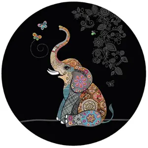 Rund magnet Kiub Jewels Elephanteau image-0